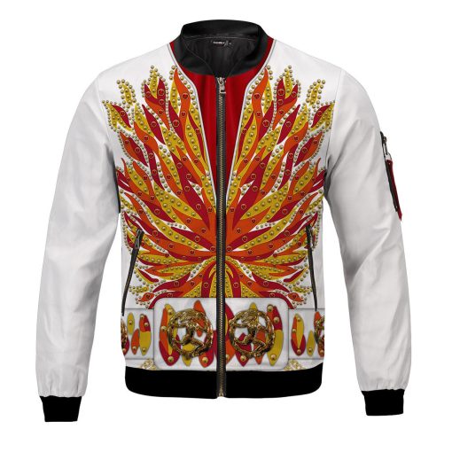 9Heritages Elvis Flame Bomber Jacket