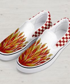 9Heritages Elvis Flame Slip On Shoes