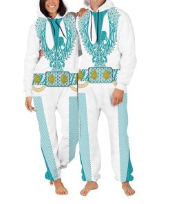 Elvis Turquoise Phoenix jumpsuit Costume