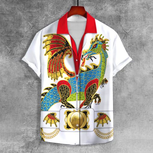 9Heritages Elvis The Dragon UNISEX LAPEL SHIRT