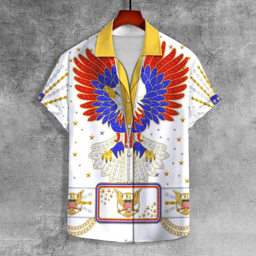 9Heritages Elvis New Generation Eagle UNISEX LAPEL SHIRT