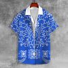 9Heritages Elvis Blue Swirl UNISEX LAPEL SHIRT 9Heritages Elvis Blue Swirl UNISEX LAPEL SHIRT