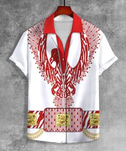 9Heritages Elvis Red Phoenix UNISEX LAPEL SHIRT