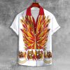 9Heritages Elvis Flame UNISEX LAPEL SHIRT