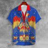 9Heritages Elvis EAGLE Blue UNISEX LAPEL SHIRT