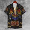 9Heritages Elvis Aloha UNISEX LAPEL SHIRT in Black