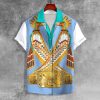 9Heritages Elvis Prehistoric Bird UNISEX LAPEL SHIRT