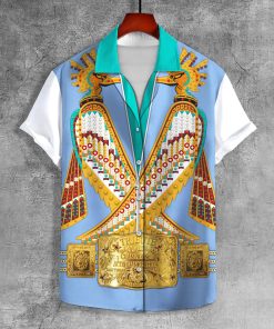 9Heritages Elvis Prehistoric Bird UNISEX LAPEL SHIRT