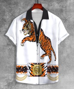 9Heritages Elvis Tiger UNISEX LAPEL SHIRT