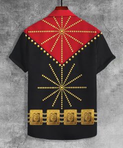 9Heritages Elvis Cisco Red UNISEX LAPEL SHIRT