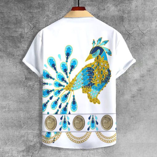 9Heritages Elvis Peacock UNISEX LAPEL SHIRT