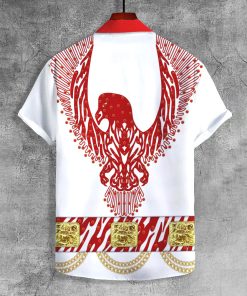 9Heritages Elvis Red Phoenix UNISEX LAPEL SHIRT