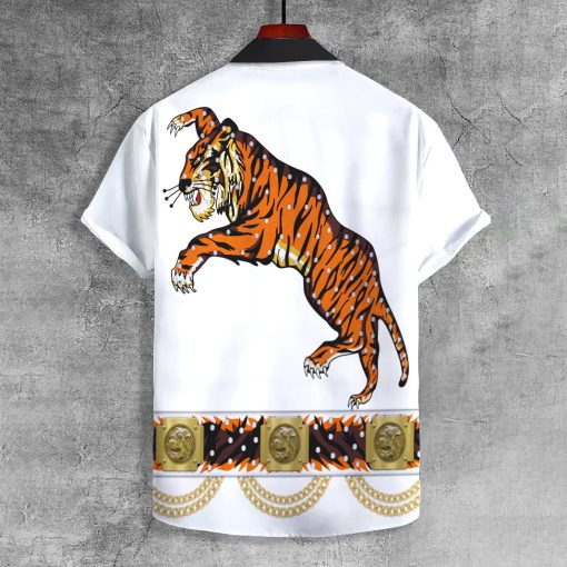 9Heritages Elvis Tiger UNISEX LAPEL SHIRT