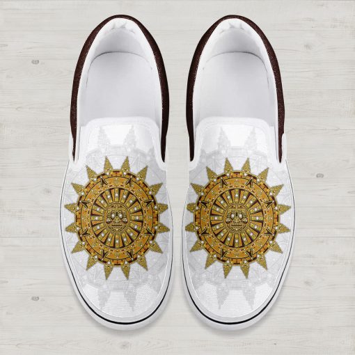 9Heritages Elvis Sun Dial Slip On Shoes