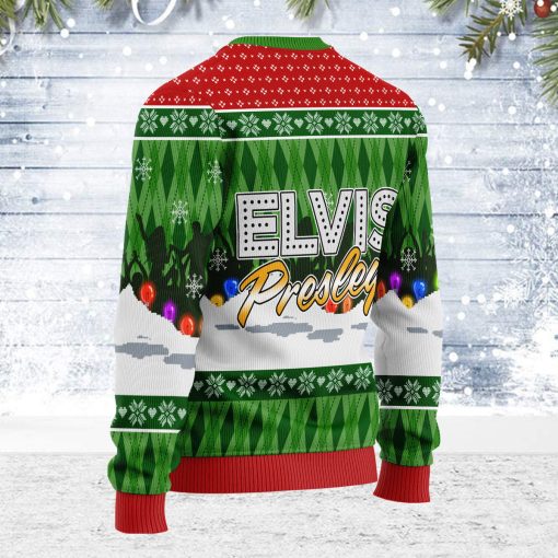 Only the Best Grandmas Listen to Elvis Christmas Ugly Sweater