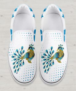 9Heritages Elvis Peacock Slip On Shoes