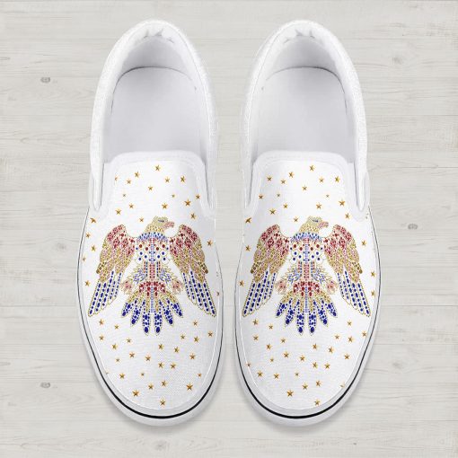 9Heritages Elvis Aloha Slip On Shoes