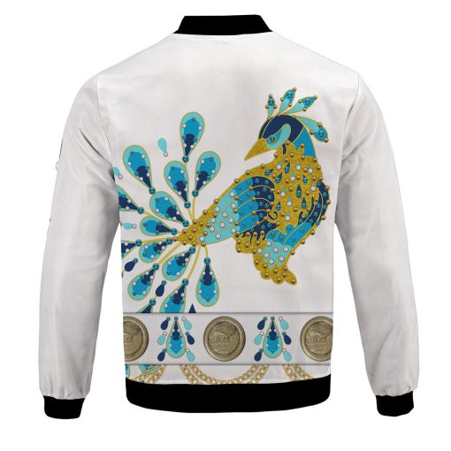 9Heritages Elvis Peacock Bomber Jacket