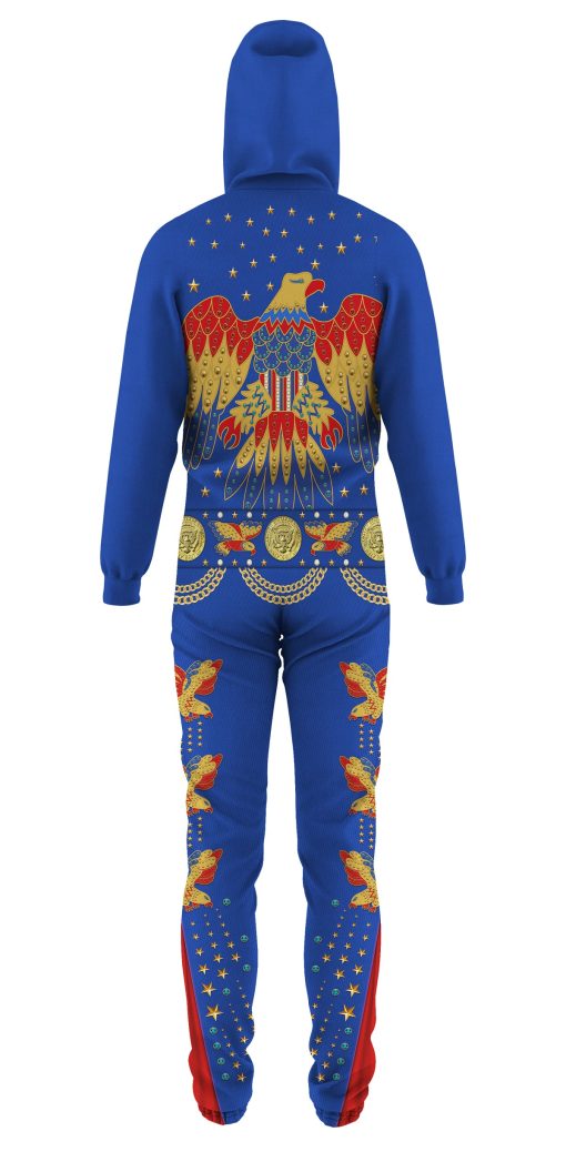 Elvis Presley EAGLE Blue jumpsuit Costume