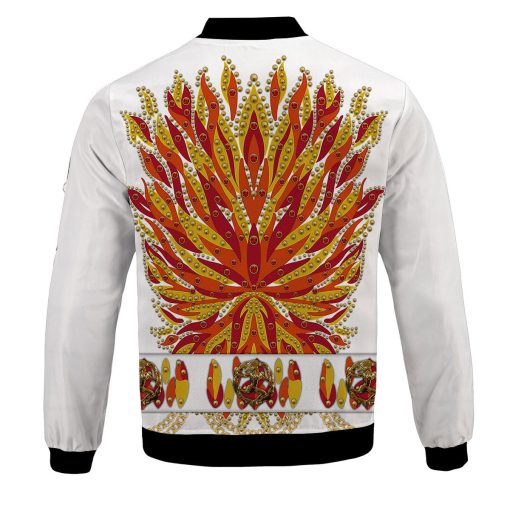 9Heritages Elvis Flame Bomber Jacket