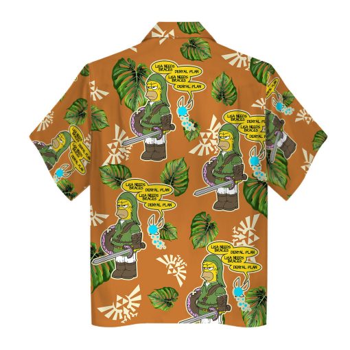 Lisa Needs Braces Dental Plan Hawaiian Shirt