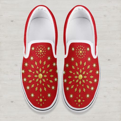 9Heritages Elvis Burning Love Slip On Shoes