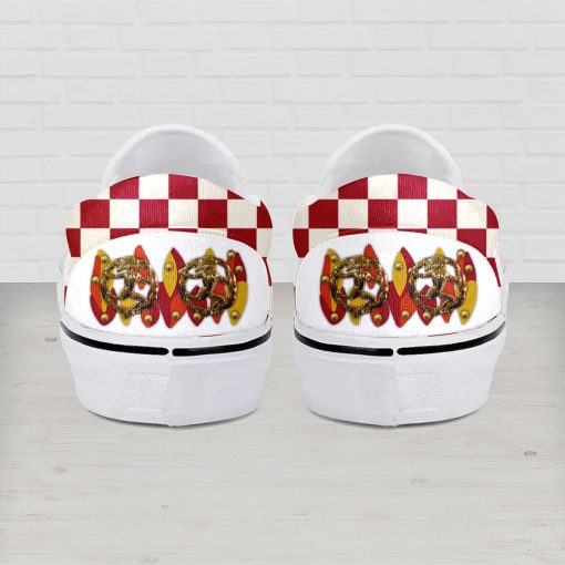 9Heritages Elvis Flame Slip On Shoes