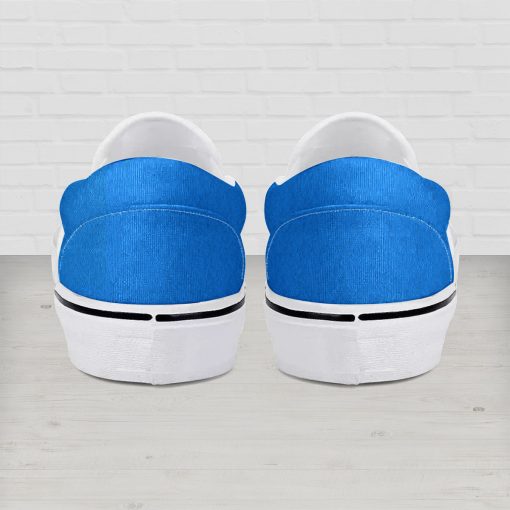 9Heritages Elvis Slip On Shoes Blue Suede