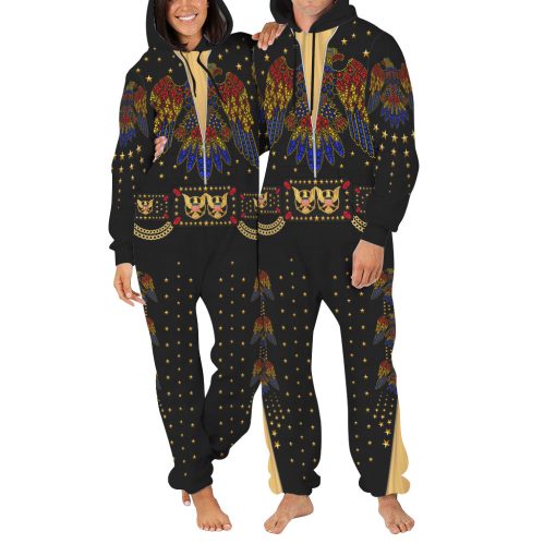 Elvis EAGLE Black jumpsuit Costume