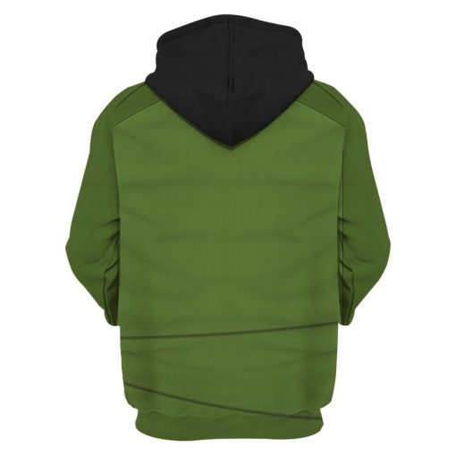 9Heritages Captain Pike Green Costume Hoodie Sweatshirt T-Shirt Sweatpants