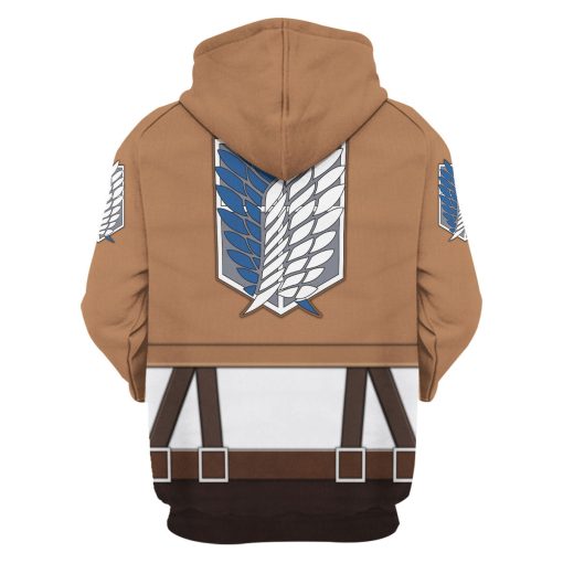 9Heritages Mikasa Ackerman Costume Hoodie Sweatshirt T-Shirt Sweatpants