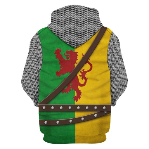 9Heritages Sir William Marshal 1st Earl of Pembroke Knights Costume Hoodie Sweatshirt T-Shirt Tracksuit