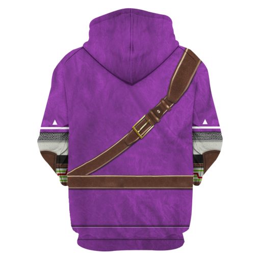 Purple Link Attire Hoodie Sweatshirt T-shirt Sweatpants Cosplay