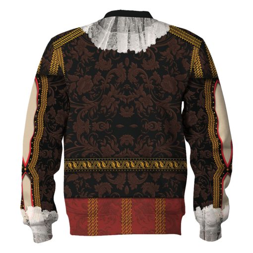 9Heritages William Shakespeare Costume Hoodie Sweatshirt T-Shirt Tracksuit