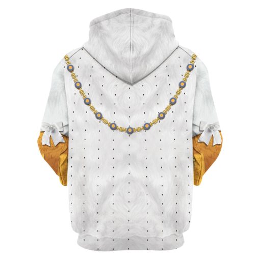 9Heritages George III of England Costume Hoodie Sweatshirt T-Shirt Tracksuit