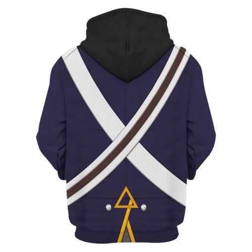 9Heritages Royal Foot Artillery – Gunner (1806-1815) Uniform All Over Print Hoodie Sweatshirt T-Shirt Tracksuit