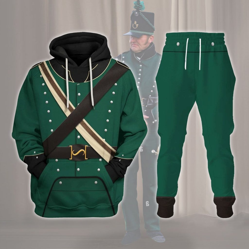 9Heritages 95th Rifles British Rifle Corps Army Uniform Hoodie ...