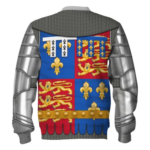 9Heritages John of Lancaster, 1st Duke of Bedford Amour Knights Costume Hoodie Sweatshirt T-Shirt Tracksuit