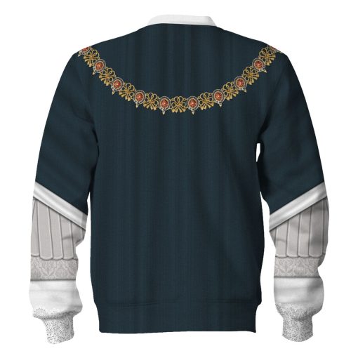 9Heritages George I of England Costume Hoodie Sweatshirt T-Shirt Tracksuit