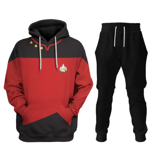 The Next Generation Red T-shirt Hoodie Sweatpants Apparel