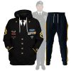 9Heritages United States Army Blue Service Costume Hoodie Sweatshirt T-Shirt Tracksuit