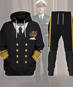 9Heritages Admiral Chester W. Nimitz Uniform Hoodie Sweatshirt T-Shirt Tracksuit