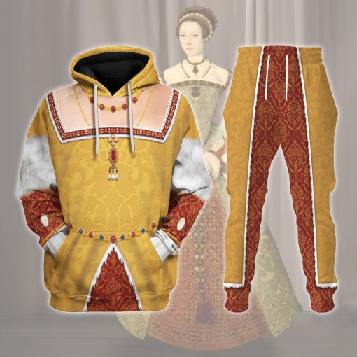 9Heritages Catherine Parr Queen of England and Ireland Costume Hoodie Sweatshirt T-Shirt Tracksuit