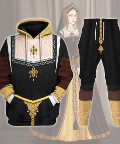 9Heritages Catherine of Aragon Queen of England Costume Hoodie Sweatshirt T-Shirt Tracksuit