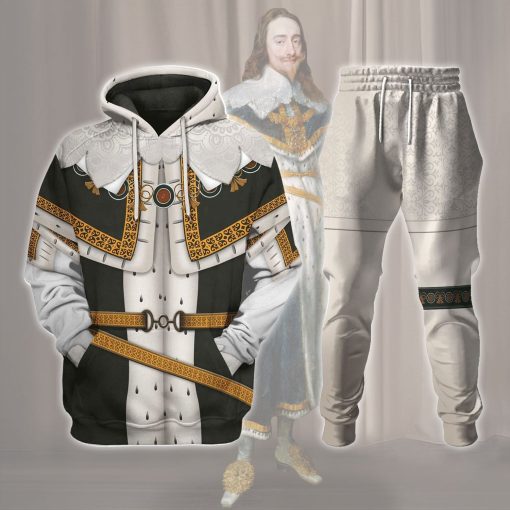 9Heritages Charles I of England Costume Hoodie Sweatshirt T-Shirt Tracksuit