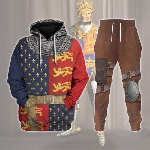 9Heritages Henry V of England Costume Hoodie Sweatshirt T-Shirt Tracksuit