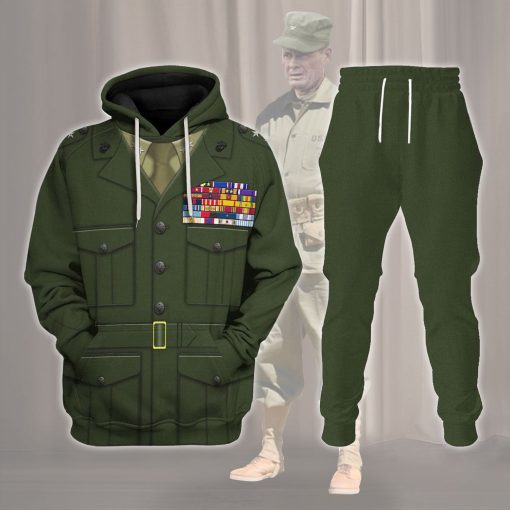 9Heritages Lt. General Lewis B. Chesty Puller Costume Hoodie Sweatshirt T-Shirt Tracksuit