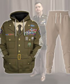 9Heritages Personalized Rank and Branches ENLISTED Army Green Service Costume Hoodie Sweatshirt T-Shirt Tracksuit