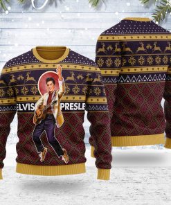 9Heritages Elvis Christmas Ugly Sweater