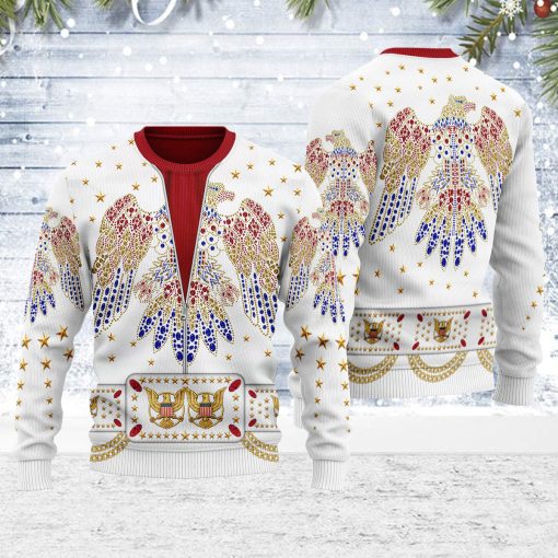 9Heritages Elvis Costumes Christmas Ugly Sweater